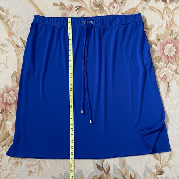 Susan Graver Royal Blue Skirt 1X - Picture 4 of 6